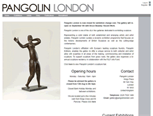 Tablet Screenshot of pangolinlondon.com